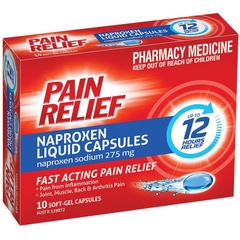 Viên uống giảm đau Pain Relief Naproxen Liquid Capsules