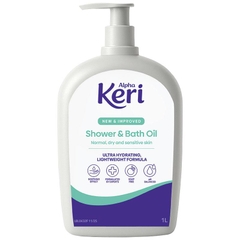 Dầu tắm và dưỡng thể dưỡng ẩm Alpha Keri Hydrating Shower & Body Oil