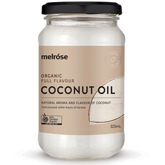 Dầu dừa hữu cơ nguyên chất Melrose Organic Full Flavoured (Unrefined) Coconut Oil