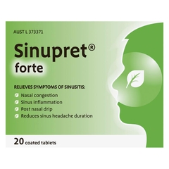 Viên uống hỗ trợ điều trị viêm xoang Sinupret Forte