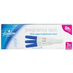 Bộ bút thử thai Freedom Mid Stream Pregnancy Test Kit Triple