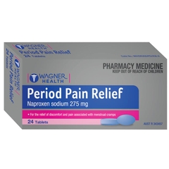 Viên uống giảm đau bụng kinh Wagner Health Period Pain Relief 275mg