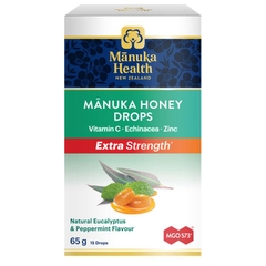 Kẹo ngậm thông họng Manuka Health Manuka Honey Drops Eucalyptus & Peppermint