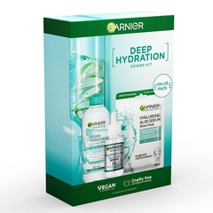 Bộ sản phẩm cấp ẩm sâu Garnier Deep Hydration Hyaluronic Power Kit