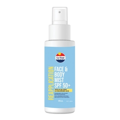 Xịt chống nắng mặt và toàn thân Le Tan Reapplication Face & Body Mist SPF 50+