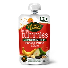 Bột ăn dặm hỗ trợ tiêu hóa Rafferty's Garden Happy Tummies Banana Prune & Oats
