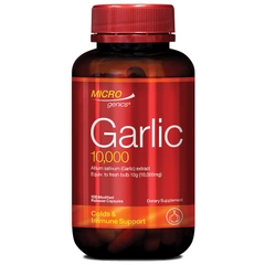 Viên uống chiết xuất tỏi giảm triệu chứng cảm lạnh Microgenics Garlic 10,000mg 100 viên