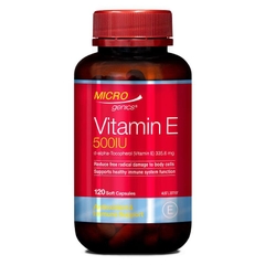 Viên uống bổ sung Vitamin E 500IU Microgenics 120 viên