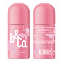 Xịt khử mùi Bubble & Co Sweet Berries Deodorant
