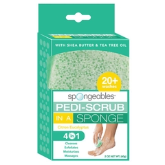 Miếng bọt biển tẩy tế bào chết chân Spongeables PediScrub 20+ Washes