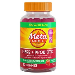 Kẹo dẻo bổ sung chất xơ và lợi khuẩn Metamucil Fibre + Probiotic Gummies