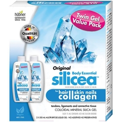Bộ đôi viên uống bổ da, tóc và móng Silicea Silica Twin Pack