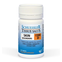 Viên ngậm hỗ trợ cải thiện các bệnh ngoài da Tissue Salts Comb D Skin Disorders