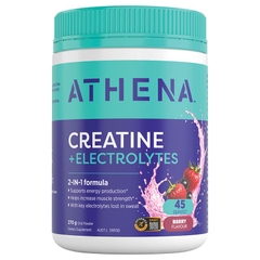 Bột uống bổ sung Creatine và điện giải Athena Creatine + Electrolytes Berry