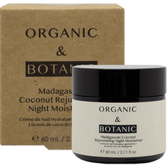 Kem dưỡng ẩm ban đêm trẻ hóa da Organic & Botanic Madagascan Coconut Rejuvenating Night Moisturiser