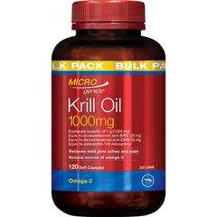 Viên uống dầu nhuyễn thể Microgenics Krill Oil 1000mg Bulk Pack