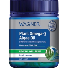 Viên uống bổ sung Omega-3 thực vật Wagner Plant Omega-3 Algae Oil