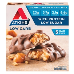 Thanh ăn kiêng Atkins Caramel Choc Nut Roll Bar