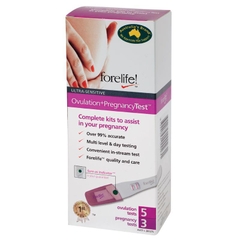 Que thử rụng trứng và thử thai Forelife Ultra Sensitive Ovulation + Pregnancy
