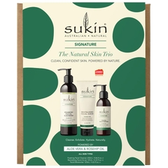 Bộ quà tặng chăm sóc da Sukin Signature The Natural Skin Trio Gift Pack