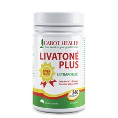 Viên uống hỗ trợ giải độc gan Cabot Health LivaTone Plus With Turmeric