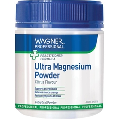 Bột pha uống bổ sung Magie Wagner Professional Ultra Magnesium Citrus Powder