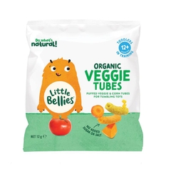 Bánh ăn dặm hữu cơ Little Bellies Organic Veggie Tubes