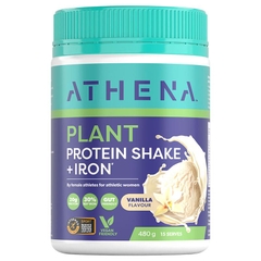 Bột đạm thực vật Athena Plant Protein Shake + Iron Vanilla