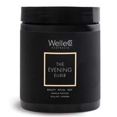Bột pha uống hỗ trợ giấc ngủ và đẹp da WelleCo The Evening Elixir Vanilla