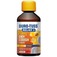 Siro giảm ho khô Durotuss Relief + Honey Dry Cough Liquid