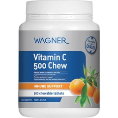Viên nhai bổ sung Vitamin C Wagner Vitamin C 500 Chewable
