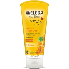 Sữa tắm gội toàn thân Weleda Calendula Shampoo & Body Wash