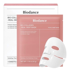 Mặt nạ collagen dưỡng ẩm chuyên sâu Biodance Bio-Collagen Real Deep Mask Bundle