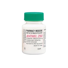 Viên uống tẩy giun Anthel 250mg