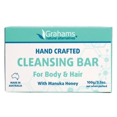 Bánh xà phòng làm sạch da Grahams Natural Cleansing Bar