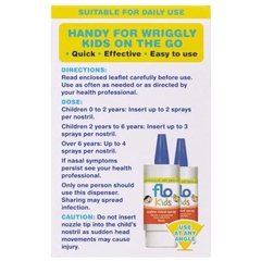 Xịt mũi nước muối sinh lý cho trẻ em Flo Kids Saline Spray Twin Pack
