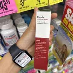 Viên sắt hữu cơ Floradix Iron Plus của Úc 84 viên