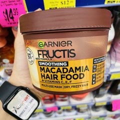Mặt nạ ủ dưỡng tóc Garnier Fructis Hair Food Smoothing Macadamia 3-in-1 Mask Treatment for Dry & Unruly Hair