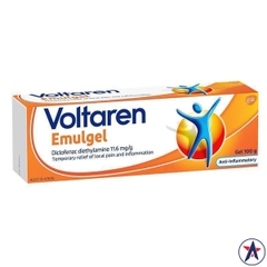 Gel bôi Voltaren Emulgel hỗ trợ giảm sưng, đau, kháng viêm