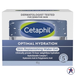 Gel dưỡng ẩm Cetaphil Optimal Hydration Skin Replenishing Water Gel 48g
