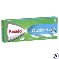 Giảm đau hạ sốt Panadol Optizorb Paracetamol Pain Relief 20 viên oval