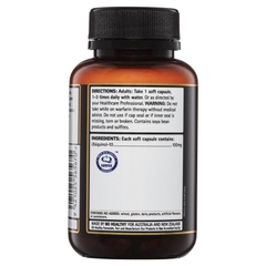 Viên uống hỗ trợ sức khỏe tim mạch Go Healthy CoQ10 Ubiquinol 100mg 60 viên