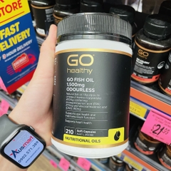 Dầu cá không mùi Go Healthy Fish Oil 1500mg Odourless