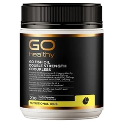 Dầu cá không mùi Go Healthy Fish Oil 2000 Compact Odourless 230 viên