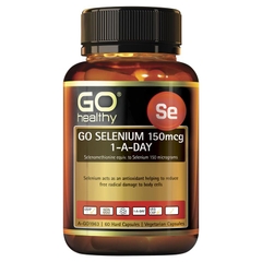 Viên uống chống oxy hóa Go Healthy Selenium 150mcg 1 A Day 60 viên