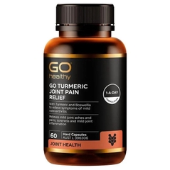 Viên uống giảm đau viêm xương khớp nhẹ Go Healthy Go Turmeric Joint Pain Relief 60 viên