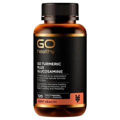 Viên hỗ trợ sức khỏe khớp và sụn khớp Go Healthy Turmeric Plus Glucosamine 120 viên