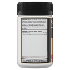 Viên uống bổ sung Vitamin E Go Healthy Vitamin E 1000IU Softgel 120 viên