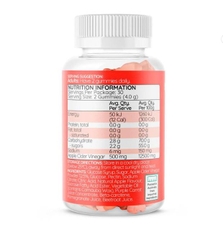 Kẹo dẻo Haircarebear Apple Cider Vinegar Gummies 60 viên