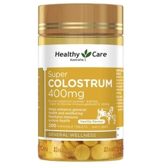 Sữa non Úc dạng viên Healthy Care Super Colostrum 400mg 200 viên